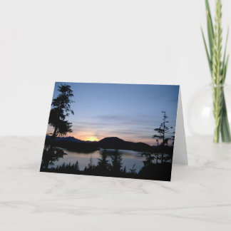 Sonnenuntergang Karte