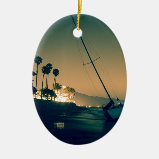 Sonnenuntergang Keramik Ornament (Vorne)