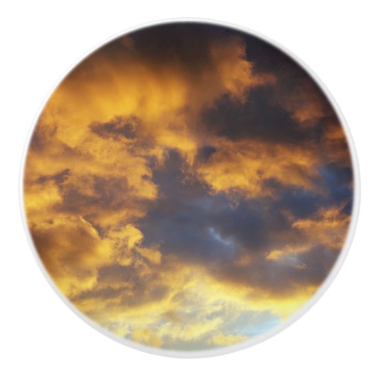 Sonnenuntergang Keramikknauf (Vorderseite)