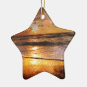 Sonnenuntergang Keramikornament (Links)