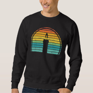 Sonnenuntergang Kerzenmacher Kerzenherstellung Sweatshirt