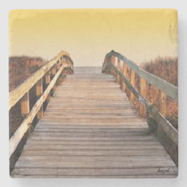 Sonnenuntergang Kiawah Island, South Carolina Steinuntersetzer