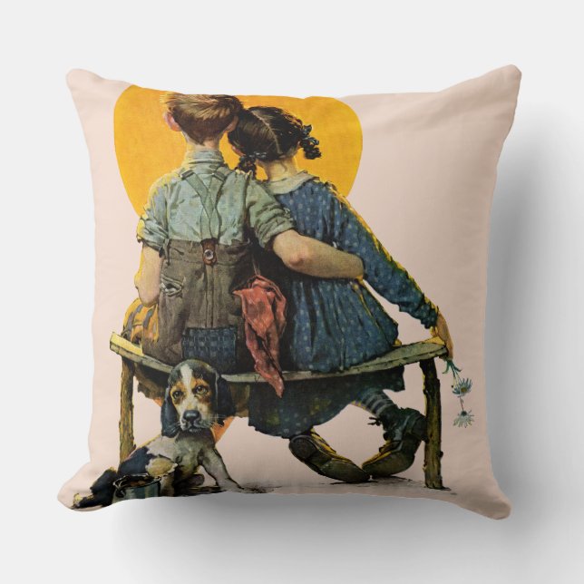 Sonnenuntergang Kissen (Vorderseite)