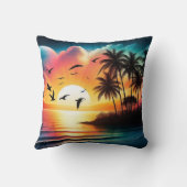 Sonnenuntergang Kissen (Rückseite)