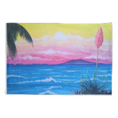 Sonnenuntergang Kissenbezug (Rückseite-Links)