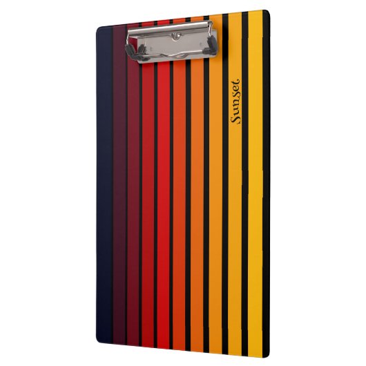 Sonnenuntergang Klemmbrett (Links)