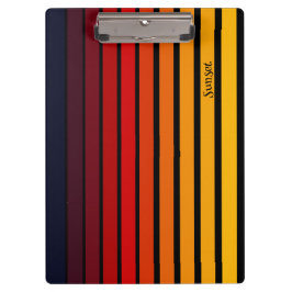 Sonnenuntergang Klemmbrett