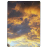 Sonnenuntergang Klemmbrett (Rückseite)
