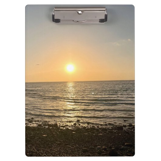 Sonnenuntergang Klemmbrett (Vorderseite)