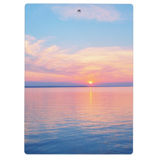 Sonnenuntergang Klemmbrett (Rückseite)