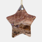 Sonnenuntergang-Klippen San Diego CA Keramik Ornament (Rechts)