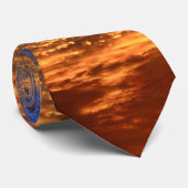 Sonnenuntergang-Krawatte Krawatte (Gerollt)