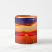 Sonnenuntergang-Kunst Tasse (Zentrum)