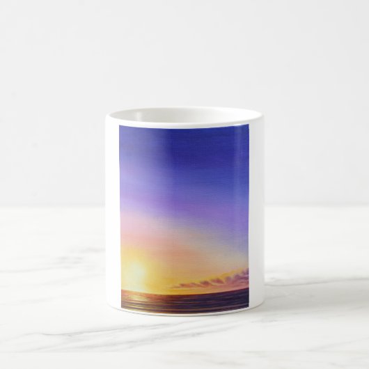 Sonnenuntergang-Kunst-Tasse Kaffeetasse (Mittel)