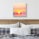 Sonnenuntergang Küste Keillandwand Leinwanddruck (Insitu (Schlafzimmer))