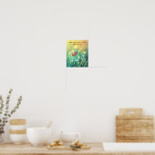 Sonnenuntergang: Ladybug in Morgenglühen Poster (Küche)