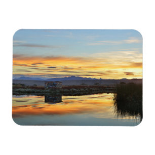 Sonnenuntergang Lagunas Nimez, EL Calafate, Magnet