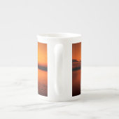 Sonnenuntergang Landschaft mit einem Boot-68465 Porzellantasse (Rückseite)