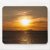 Sonnenuntergang Landschaft Natur Foto Mousepad (Vorne)