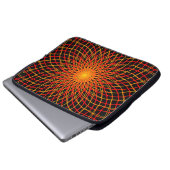 Sonnenuntergang Laptopschutzhülle (Vorne Knopf)