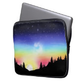 Sonnenuntergang Laptopschutzhülle (Vorderseite Links)