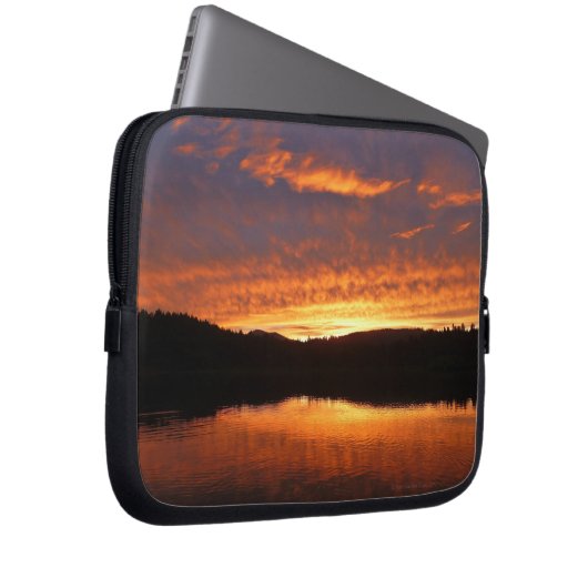 Sonnenuntergang Laptopschutzhülle (Vorne Rechts)