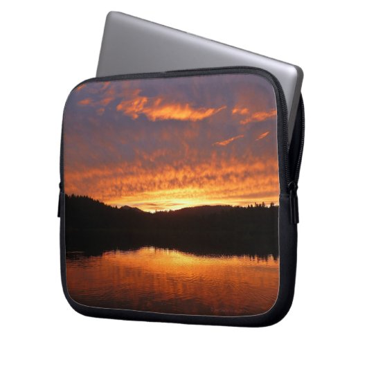 Sonnenuntergang Laptopschutzhülle (Vorderseite Links)