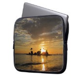 Sonnenuntergang Laptopschutzhülle (Vorderseite Links)