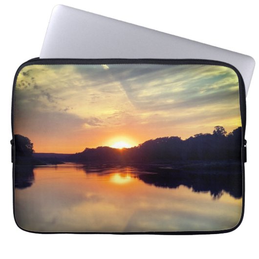 Sonnenuntergang Laptopschutzhülle (Vorderseite)