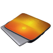 Sonnenuntergang Laptopschutzhülle (Vorne Knopf)