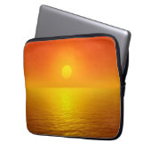 Sonnenuntergang Laptopschutzhülle (Vorderseite Links)