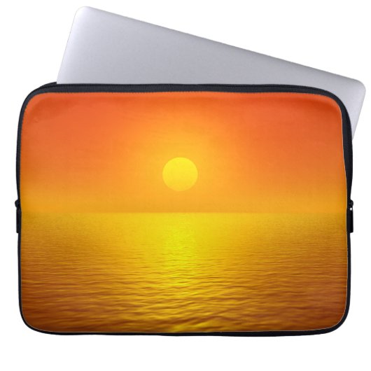 Sonnenuntergang Laptopschutzhülle (Vorderseite)