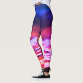 Sonnenuntergang-Laufgamaschen Leggings (Links)