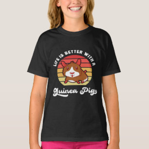 Sonnenuntergang Leben ist besser mit einem Meersch T-Shirt