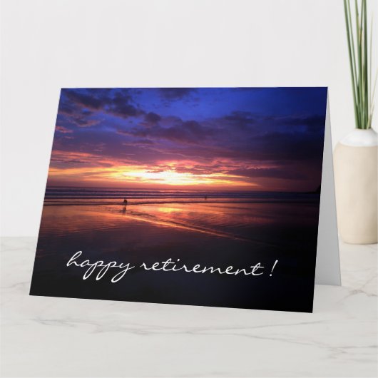 Sonnenuntergang lebendig karte (Vorderseite)