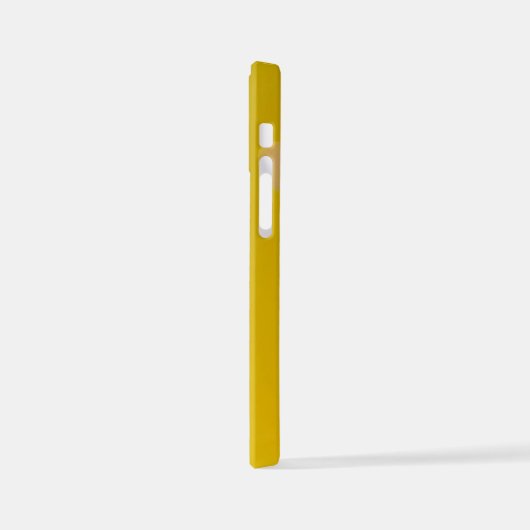 Sonnenuntergang: Lebhaftes Gelb- und Blauer Fusion iPhone Hülle (Linke Seite)