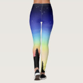 Sonnenuntergang Leggings (Rückseite)