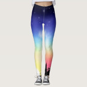 Sonnenuntergang Leggings (Vorderseite)