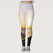 Sonnenuntergang Leggings (Vorderseite)