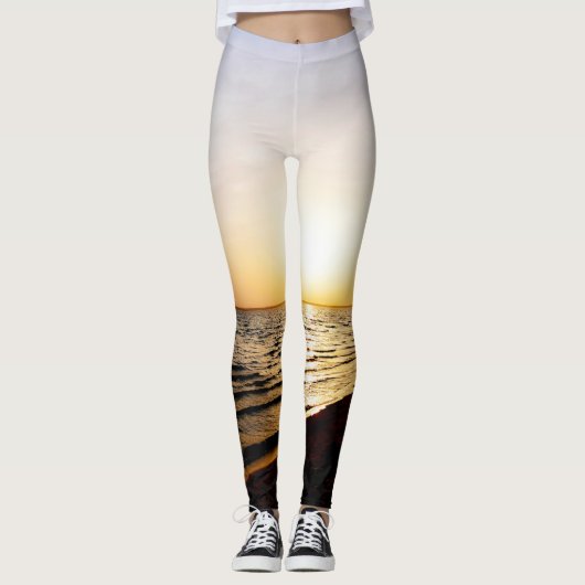 Sonnenuntergang Leggings (Vorderseite)