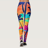 Sonnenuntergang Leggings (Rückseite)
