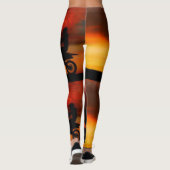 Sonnenuntergang Leggings (Rückseite)