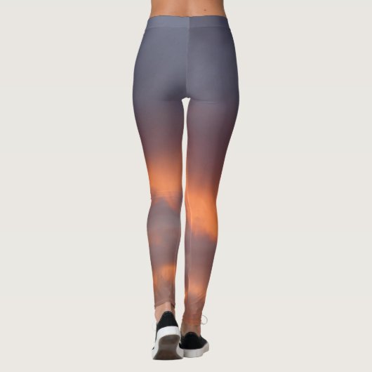 Sonnenuntergang Leggings (Rückseite)