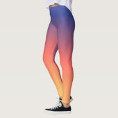Sonnenuntergang-Leggings in Blauem, in Lila, in Leggings (Links)