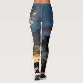 Sonnenuntergang-Leggings Leggings (Rückseite)