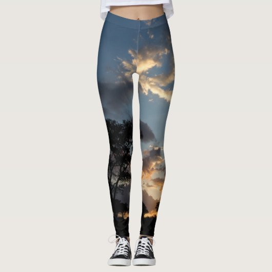Sonnenuntergang-Leggings Leggings (Vorderseite)