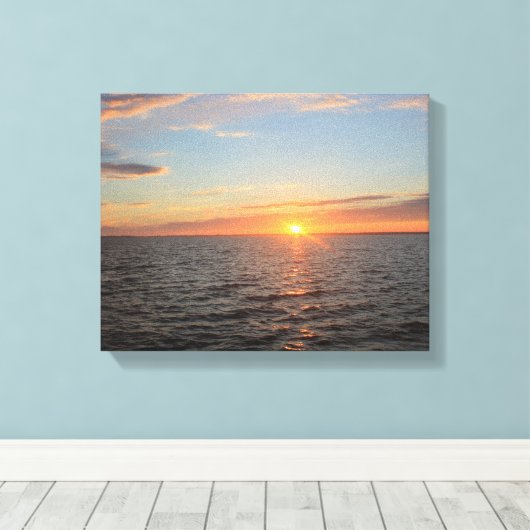 Sonnenuntergang Leinwand (Insitu (Holzboden))