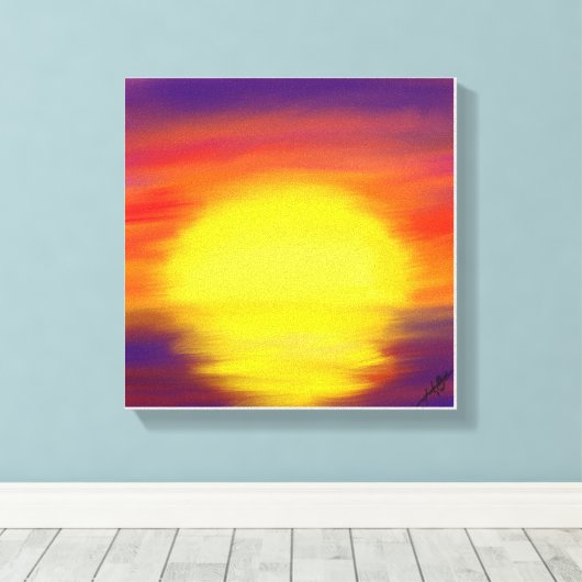 Sonnenuntergang Leinwand Malerei (Insitu (Holzboden))