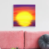 Sonnenuntergang Leinwand Malerei (Insitu (Wohnzimmer))