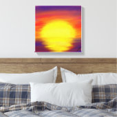 Sonnenuntergang Leinwand Malerei (Insitu (Schlafzimmer))